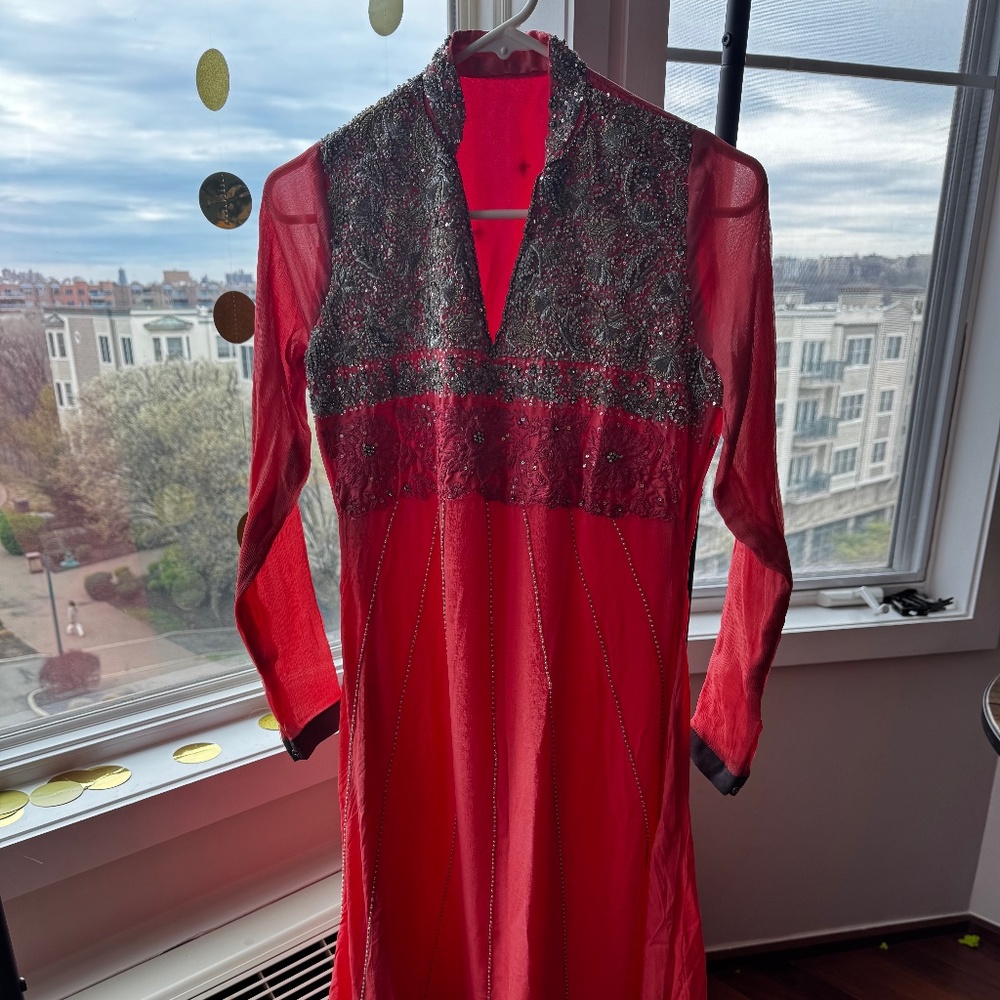 3-Piece Women’s Shalwar Kameez, Pink, Pakistani